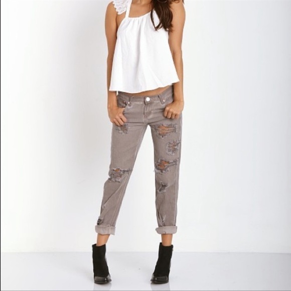 ONE Teaspoon Blush Awesome Baggies Jeans - Picture 4 of 14